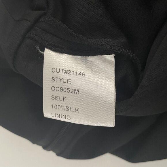 Tadashi Shoji Collection Silk Cocktail Party Dress Size 10 Pleated Chiffon - Picture 14 of 16